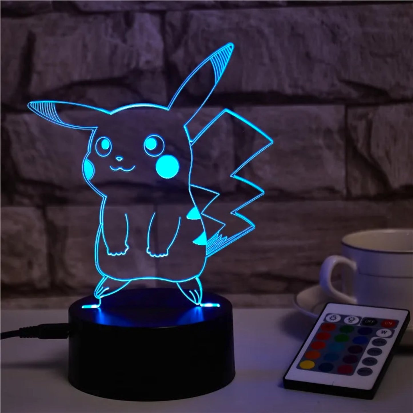Veilleuse LED 3D Pokémon
