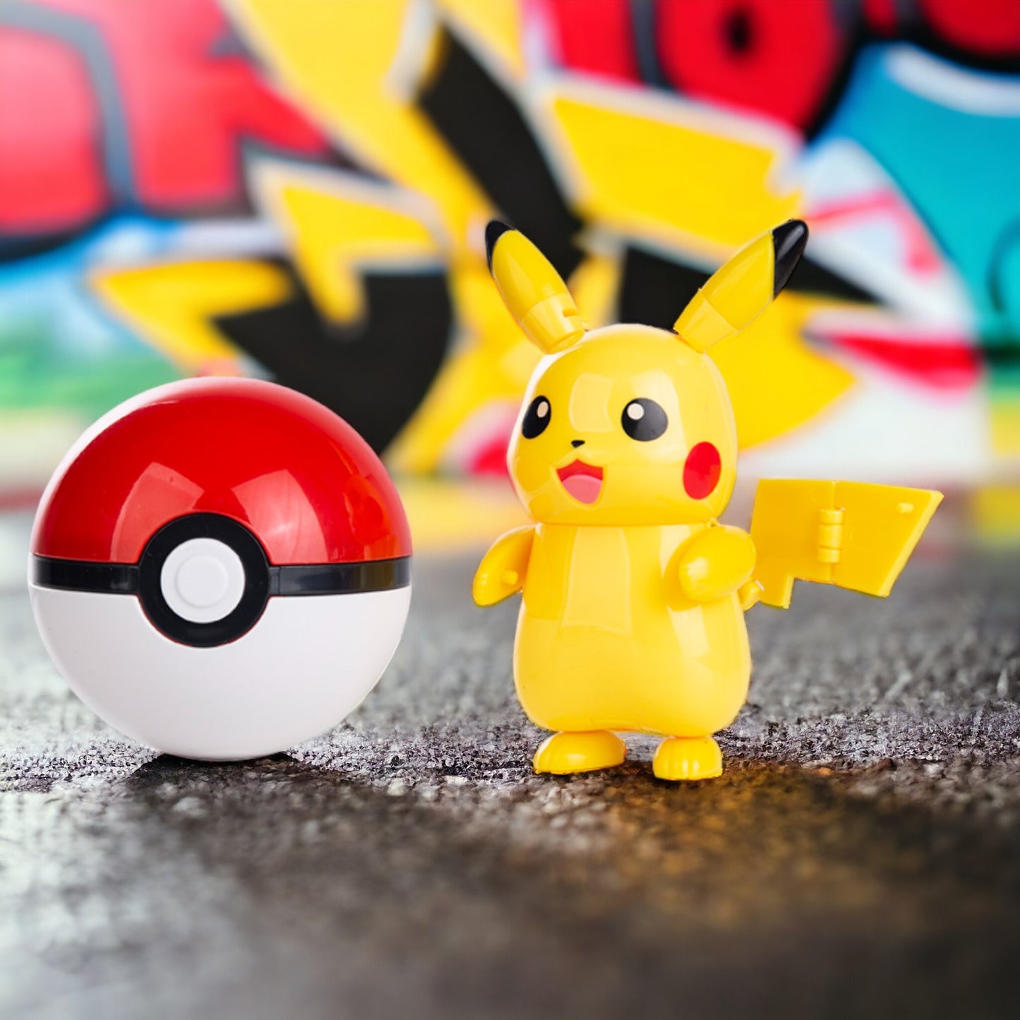 Articulated Figure with Pokémon Pokéball